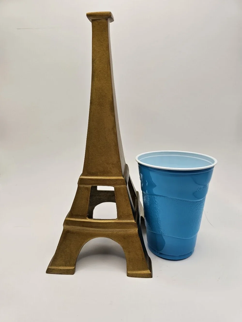 Brass Toned Eiffel Tower Decorative Accent
